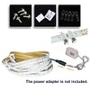 Water-Resistance IP65, 12V Waterproof Flexible LED Strip Light, 16.4ft/5m Cuttable