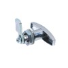T Tulead 2Pcs Thumb Operated Cam Lock Silver T-Handle Swing
