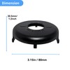YIEHRNS 73-8200 Spool Cover Caps Replacement for Toro 88026 Electric