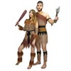SEA HARE Cavewomen Cave Girls Fancy Dress Leopard Printed Costume