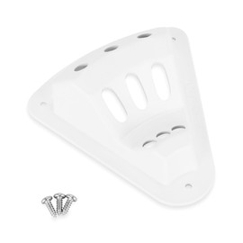 Camco 45504 White Triple Flag Holder