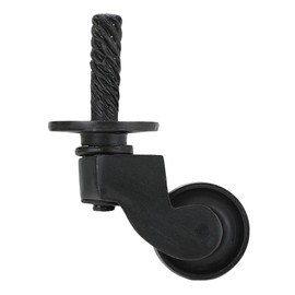 Set of 4 Solid Brass Caster Heavy Duty & Safe for All Floors Perfect Replacement for Floor Mat Oil Rubbed Bronze Finish Wheels for Chairs/Tables/Furniture