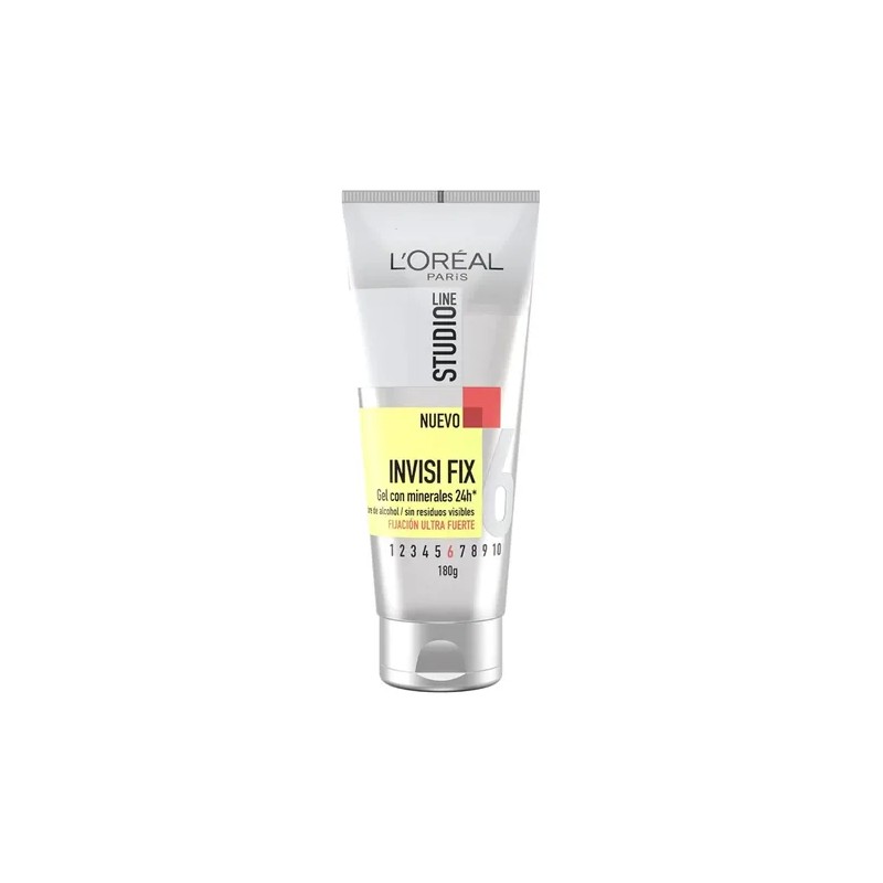 Gel Oréal Paris Invisi Studio Line Fijación Extrema 180g