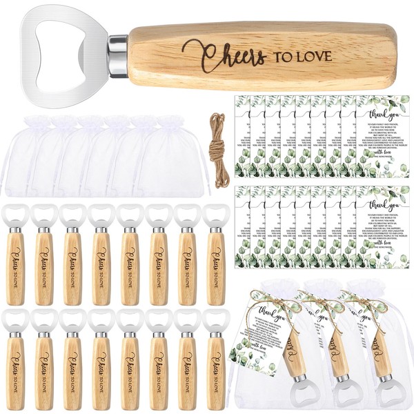 Dandat 50 Sets Wedding Favors for Guests Bulk Bottle Opener
