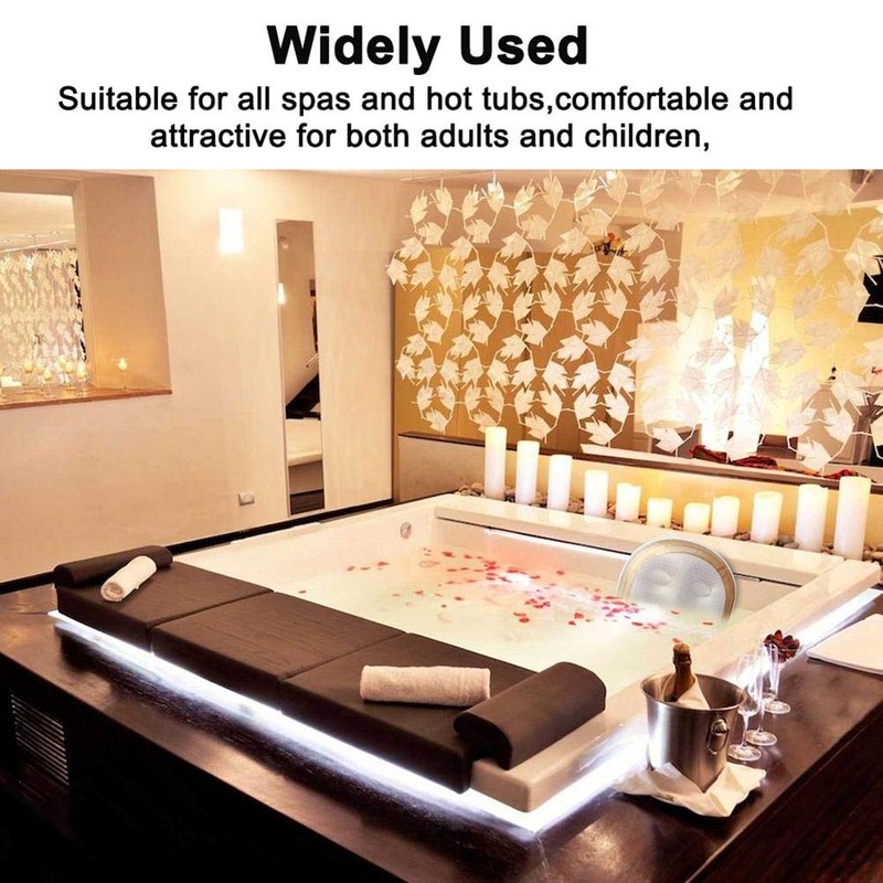 WBTY Bath Pillow, Spa Pillow, Bath Pillow with Mesh Cover,