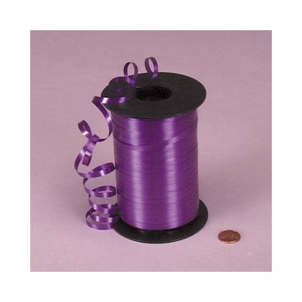 Purple Curling Ribbon, 3/16" X 500Yd