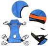 Patient Full Body Lift Sling Royalblue Head Support Toileting Transfer