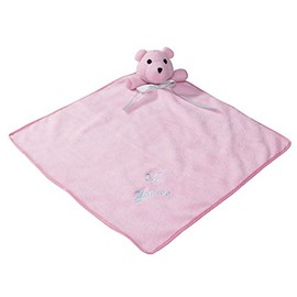 Zanies Snuggle Bear Blanket Dog Toys, Pink