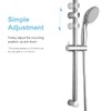 OFFO Shower Slide Bar 24 in Segmental Slide Bar Adjustable