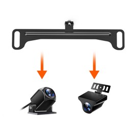 WOLFBOX Reverse Rear Camera License Plate Bracket, Installation Holder for Backup View Camera (Suitable for WOLFBOX Rear Camera of G840H/G890/G850/G840S/G930/G900/G900PRO/G850PRO/G900 Tripro)