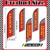 HunnmingRe 4 Set 11ft Auto Repair Shop Feather Flag Kits