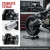 Leiwee Cavalletto Moto Posteriore, Nottolini Cavalletto Moto in Alluminio CNC