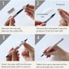 Kuretake Jigletor Pen COCOIRO Refill, Ultra Fine Point, Black Ink,