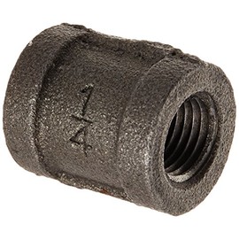 Mueller 521-201HC B & K Coupling Malleable Black Iron 1/4" Fip