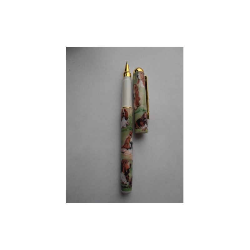 Basset Hound Roller Ball Pen Designer Ruth Maystead