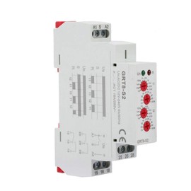 GRT8-S2 Cycle Timer Relay, AC/DC 12-240V Mini Asymmetric Cycle Timer ON/Off Repeat Cycle Time Relay 35mm DIN Rail