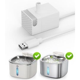 Replacement Pump for PW03 3.5L Stainless Steel Cat Water Dispenser (Fountain in Model PW03)