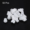 sourcing map 50Pcs T Shape Rubber Grommet Mount Dia 10mm