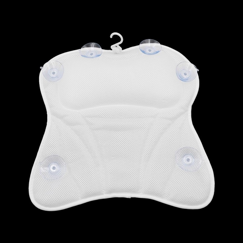 Alnicov Ergonomic Bath Headrest Pillow Bath Pillows with Strong Suction