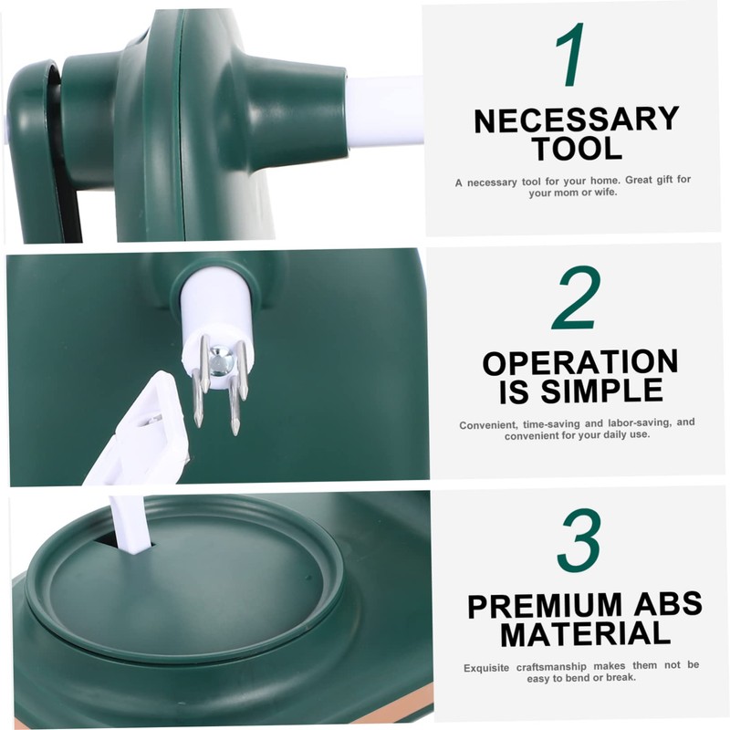 GRIRIW Hand Peeling Machine Fruit Peeler Slicer Pear Apple Easy