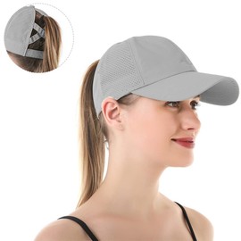 Baseball Cap Mens Embroidery Classic Washed Vintage Dad Cap Adjustable Summer Sun Unisex Quick Dry Hat Fashion Breathable Sports Running Climbing Hiking Grey