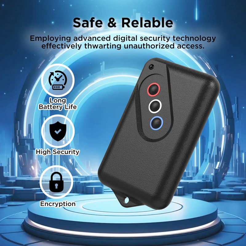 Guardian 2211-l Remote Garage Door Opener Transmitter 303MHz, 390MHz Dual