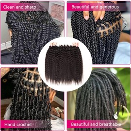 Afro Kinky Straight Bulk Human Braiding hair For Boho Braids knotless Micro Curly 28inch 100g, Italian Coarse Curly Bulk No Weft for Micro Locs/Twists/Braids/Repair Locs
