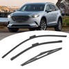 3Pcs Front Windshield Wiper Blades Durable Wiper Blade Replacement for