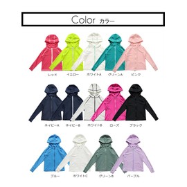 Growncharm KS24-04 (MK2305) Rash Guard, Hooded, Long Sleeve, Kids, Boys, Girls, Kids, Junior, Unisex, Body Cover, Sun Protection, UPF 50+ UV Protection, blue