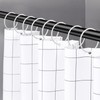 24 Pack Shower Curtain Rings, Rustproof Decorative Shower Curtain Hooks
