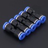 5pcs Pneumatic Fitting Pneumatic Straight Push-in Stud Fitting Connector Air