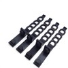4 Pieces Motorcycle Headlight Mask Rubber Fix Mounts Strips Motocross