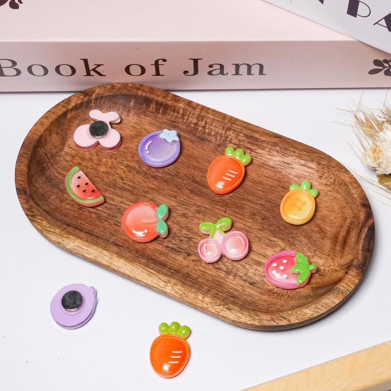 28 Pack Fruit Fridge Magnets, Cute Fridge Magnet, Strong Decoration