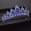 Unbranded Blue Silver Tiara Bridal Crown Princess Queen Prom gift