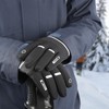 AENMTU 2 Pairs Winter Warm Thermal Gloves Liners for Men