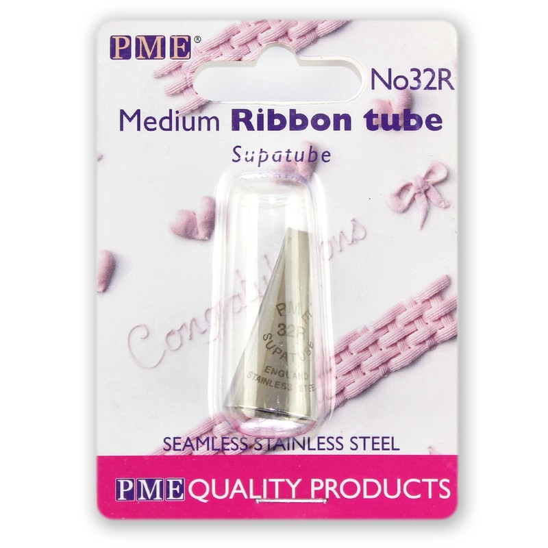 PME Seamless Stainless Steel Medium Ribbon Supatube no. 32R