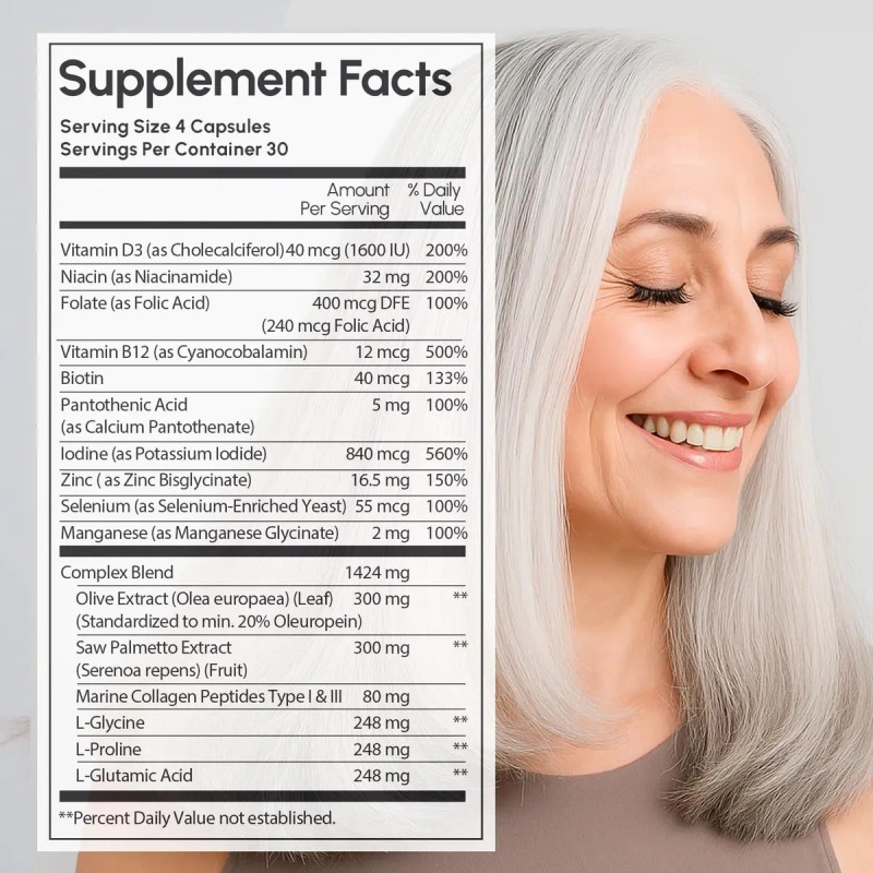 Maree Vitaminas Crecimiento Cabello 120 Capsulas