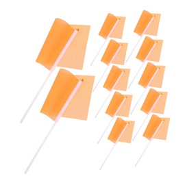 Mipcase 50Pcs Mini Handheld Flags Sticks Small Marking Flags for Outdoor Decoration for Parties Parades Festivals and Celebrations Portable