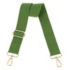 sourcing map Wide Shoulder Strap, 3.8cm Dark Green Adjustable Purse
