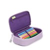 Satch Pencil Case, Large, Divider Compartment, Set Square Synthetic, Sakura