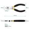 SPEEDWOX Mini Linesman Pliers Wire Cutter 4.5 Inch Multipurpose Combination