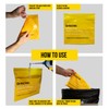 DrillChill Drilling Dust Catcher Bags - 30PCS Disposable Yellow Dust