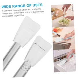 SUPVOX 6pcs Stainless Steel Ice Scraper Handheld Refrigerator Deicing Shovel for Efficient Ice Removal Kitchen Tool for Home Use Smooth Grip Design for Comfort