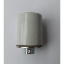 sun lite PORCELAIN KEYLESS LAMP SOCKET WITH METAL CAP 2" TALL LAMP PART NEW 30700J
