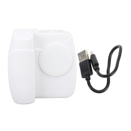 Smartphone Camera Shutter Grip 3 Gear Adjustable 1000mAh with LED Fill Light Phone Camera Grip for Shooting Vlogging White