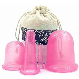 Kit de tratamiento de ventosas de silicona para terapia de ventosas de silicona para rostro y cuerpo, estiramiento facial, antienvejecimiento,...     