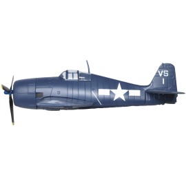 DCD Grumman Hellcat F6F-5 1945 United States Navy Fighter Aircraft Diecast Toy Oxford Aviation Series Featuring Lt. Cdr. Willard