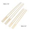 BambooMN 18mm Wide Bamboo Double Prong Fondue Sticks Barbecue Grilling
