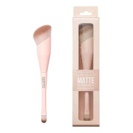 Brocha Dual Para Base Flawless Stay Matte Beauty Creations Color Nude