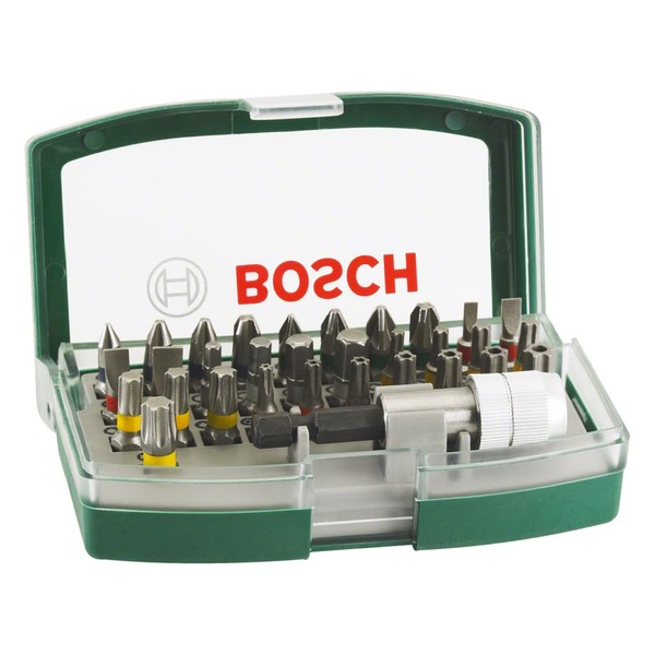 Bosch Bosch 32tlg. Schrauberbit-Set (PH-, PZ-, Hex-, T-, TH-, S-Bit,